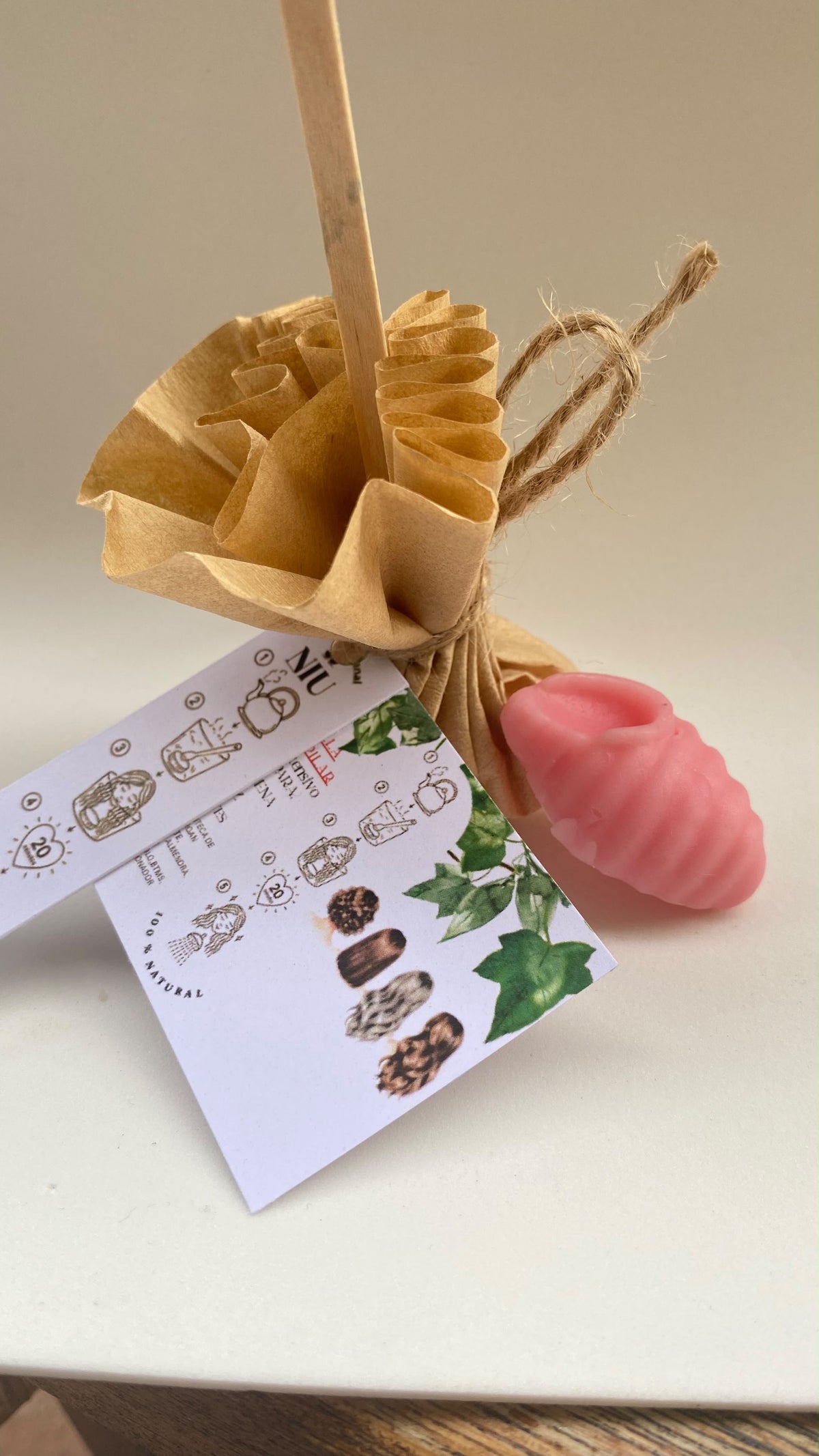 Mini mascarilla solida capilar